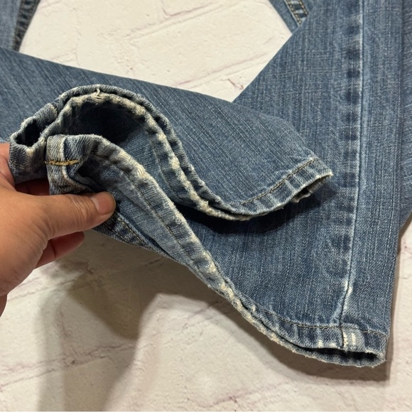 Tommy Hilfiger Jeans Crest Mens denim Loose Straight pants 40x32 Vintage 90s Y2K - Picture 9 of 12